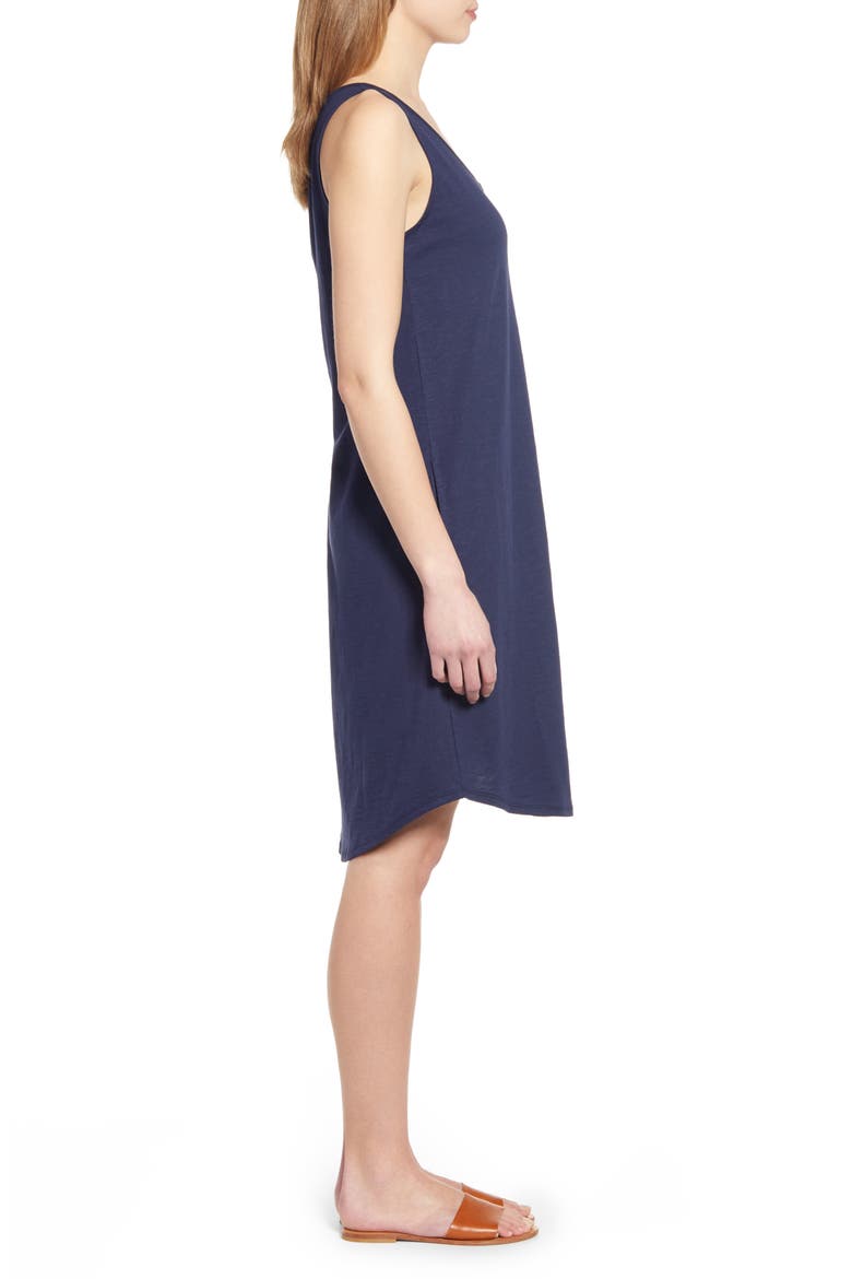 Shirttail Hem Tank Dress, Alternate, color, NAVY PEACOAT