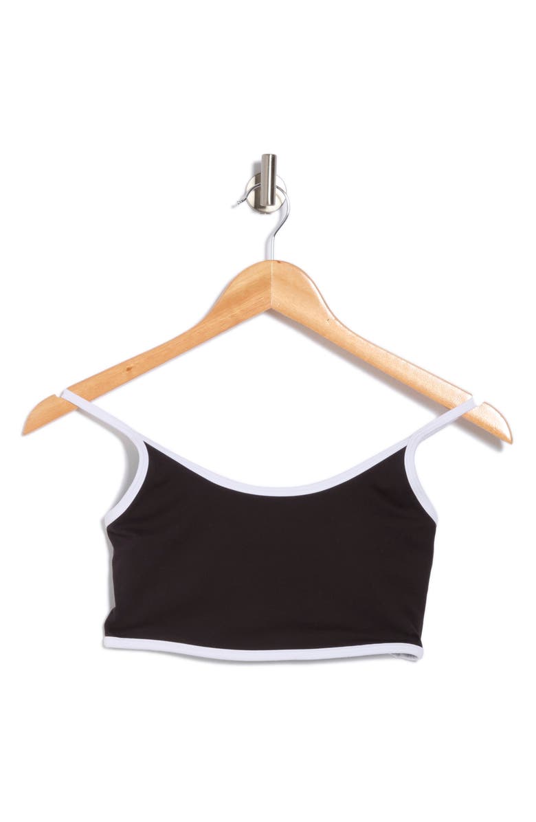 X by Gottex Racerback Sports Bra, Alternate, color, Black