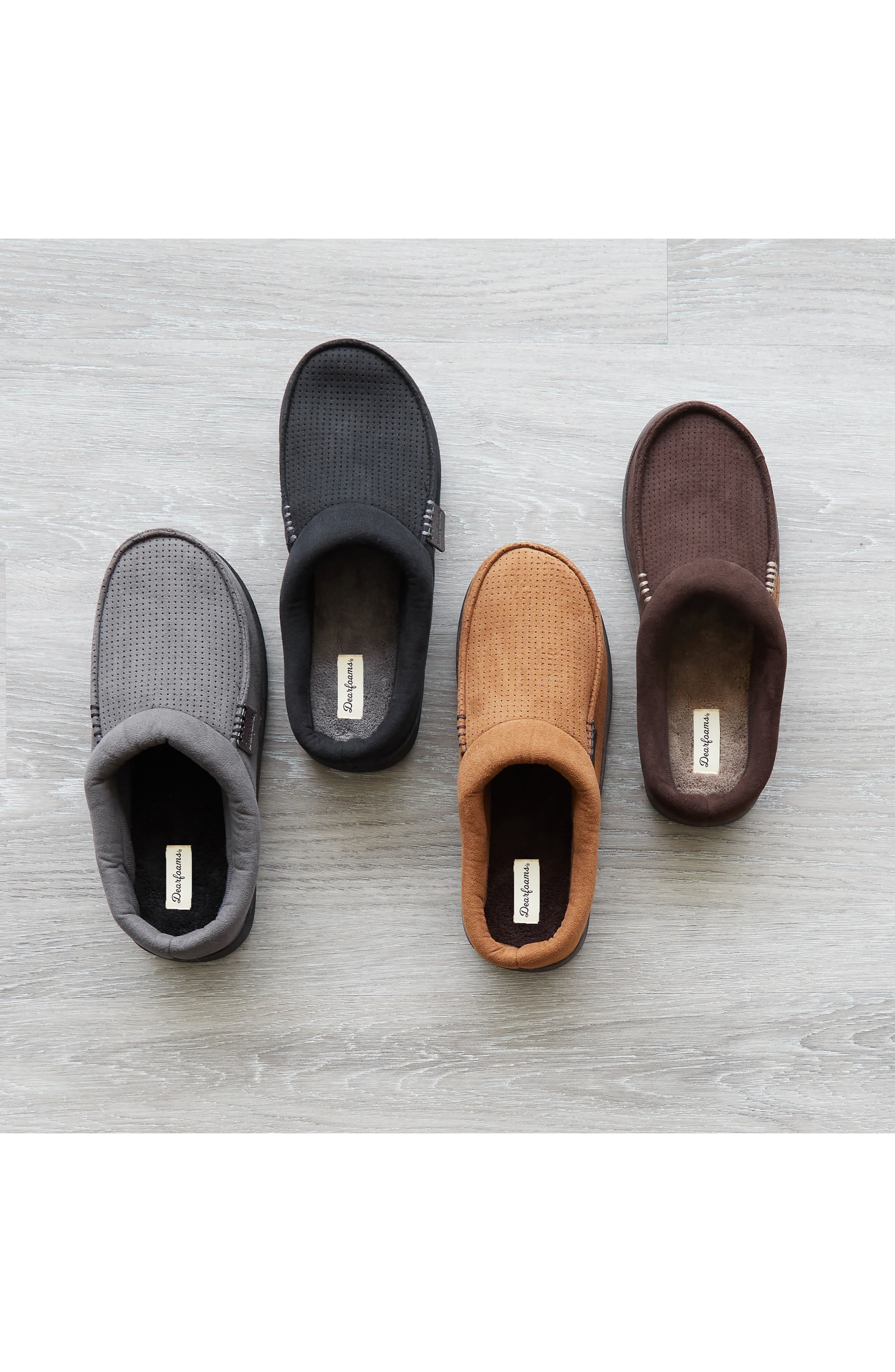 DEARFOAMS Perforated Microsuede Clog, Alternate, color, 