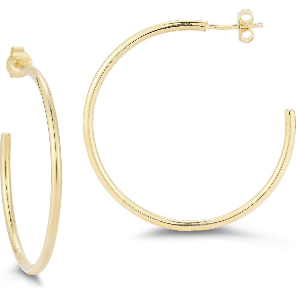 Chloe & Madison Chloe And Madison 2mm Hoop Earrings In Gold