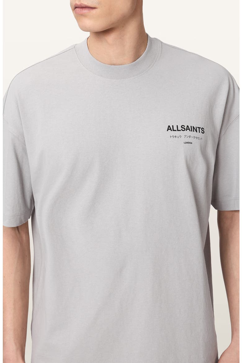 Underground Oversize Graphic T-Shirt, Alternate, color, SKY GREY