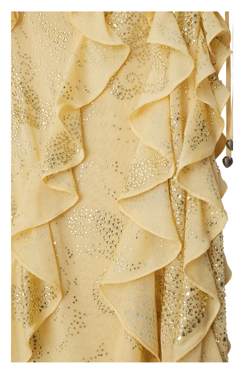 Burberry Crystal Paisley Jersey Dress, Alternate, color, 