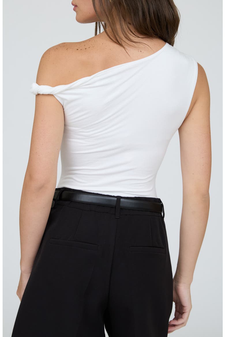 Asymmetric Off-the-Shoulder Strap, Alternate, color, OFF WHITE