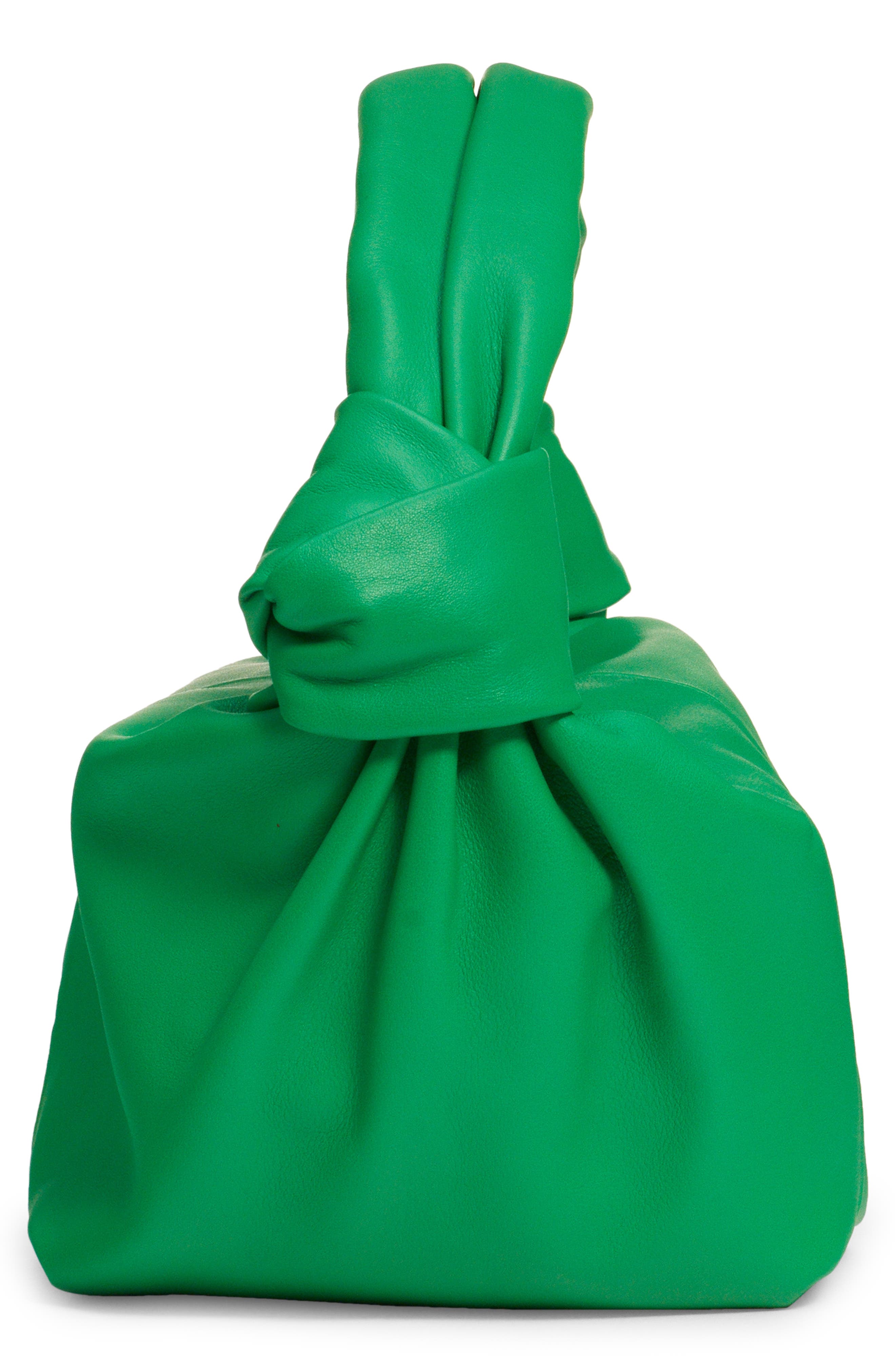 Bottega Veneta Double Knot Leather Top Handle Bag, Alternate, color, 