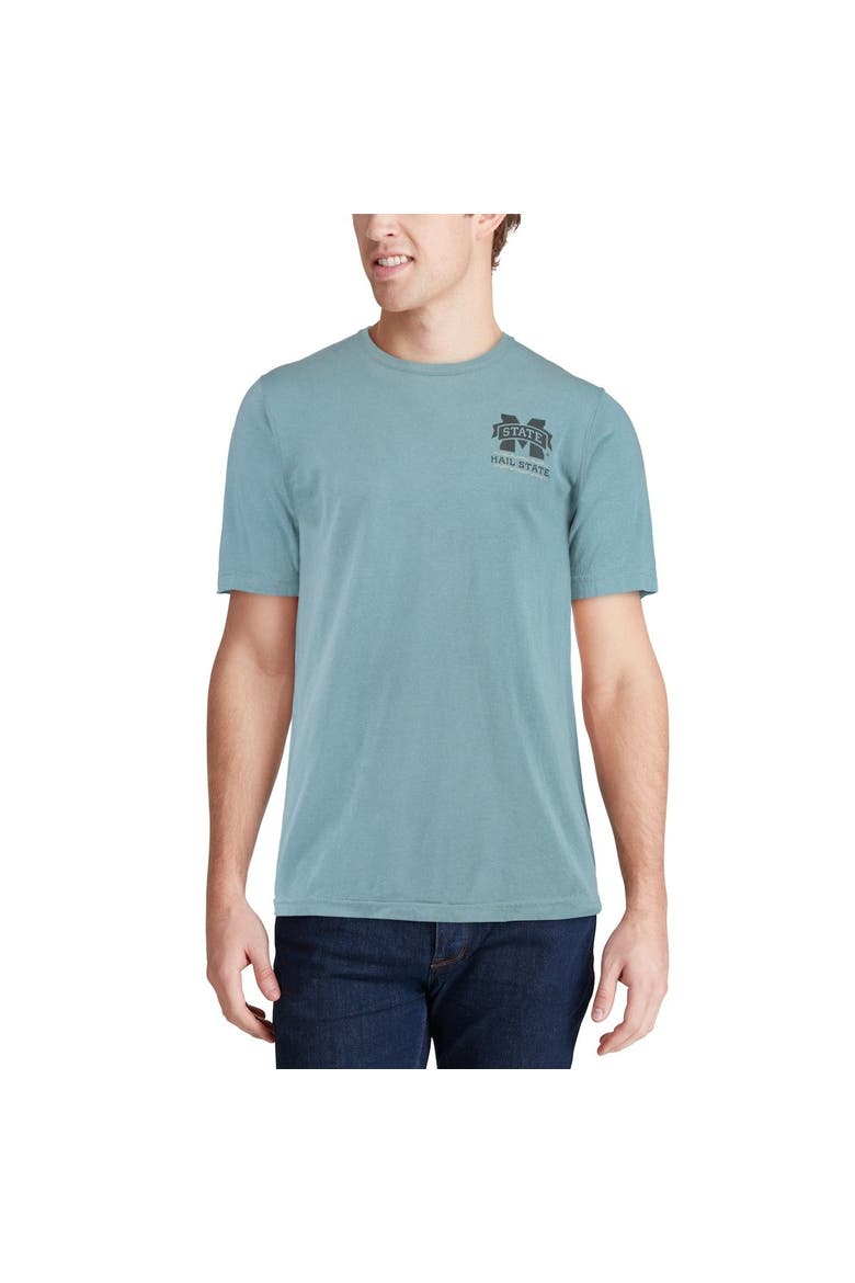 Men's Blue Mississippi State Bulldogs State Scenery Comfort Colors T-Shirt, Alternate, color, Blue