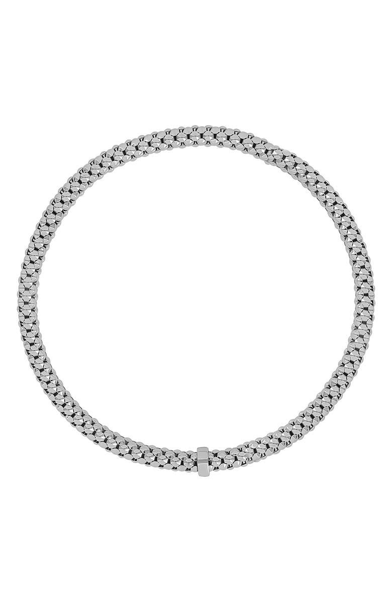 Bony Levy 14K Gold Stretch Bracelet, Main, color, 14K White Gold