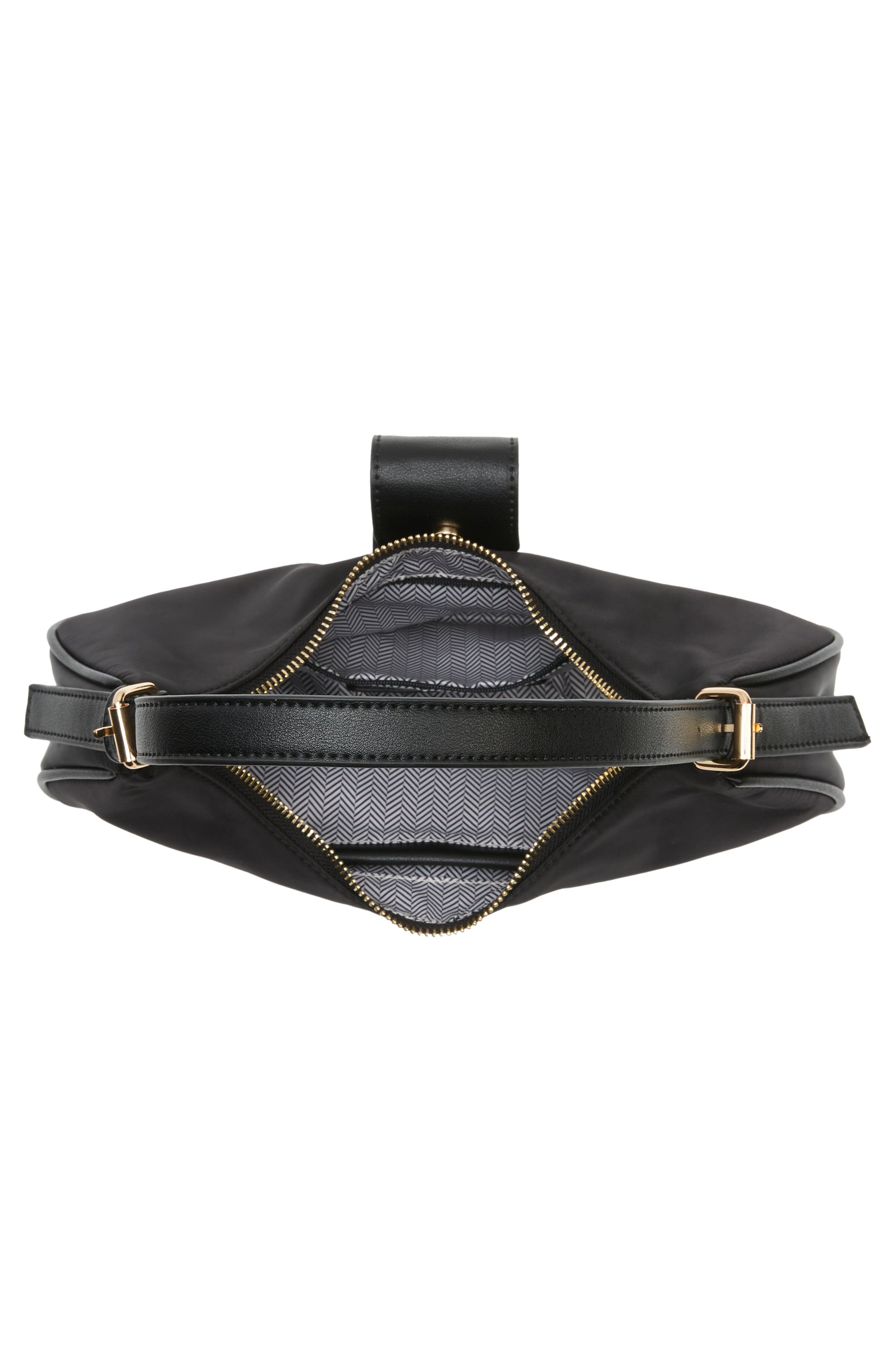 Mali + Lili Flynn Nylon Hobo Baguette Bag, Alternate, color, 