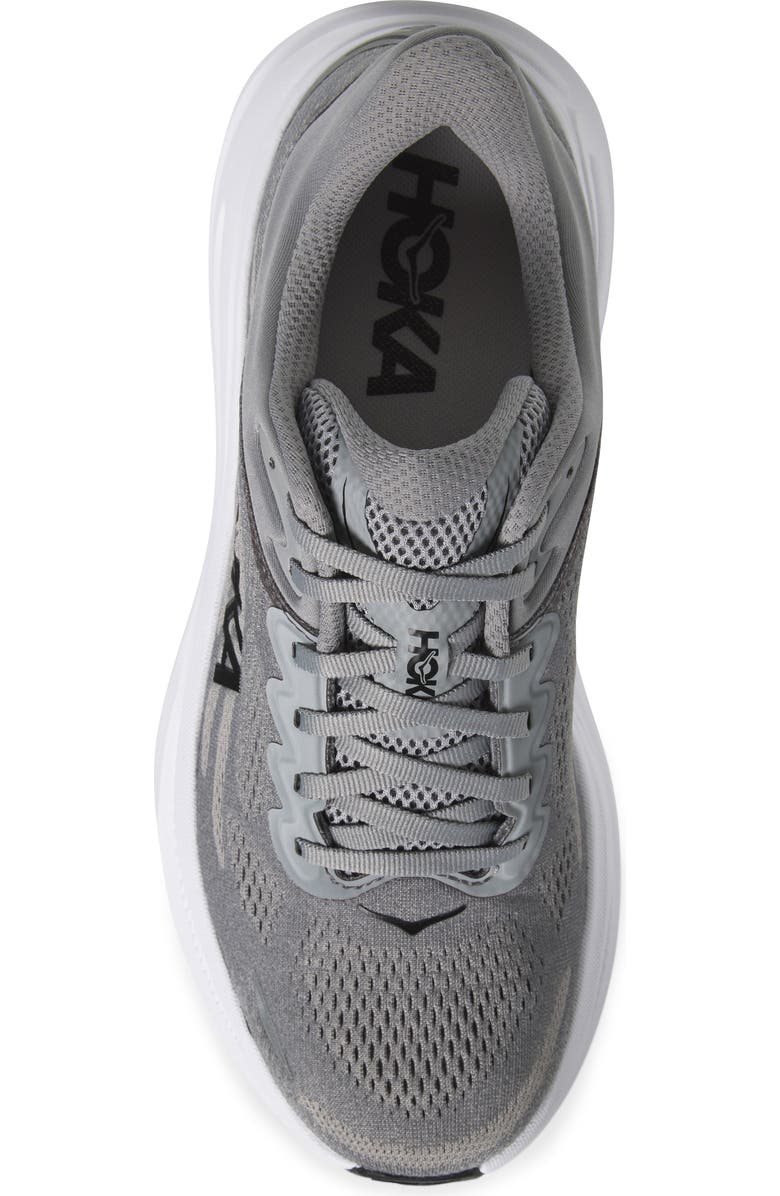 HOKA Bondi 9 Running Shoe, Alternate, color, Galactic Grey / Stellar Grey