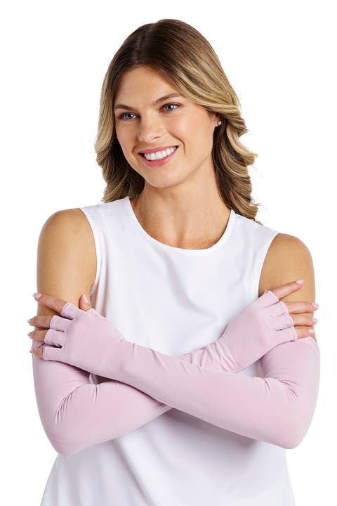 Perpetua Long Fingerless UV Sun Gloves, UPF 50+ Sun Protection