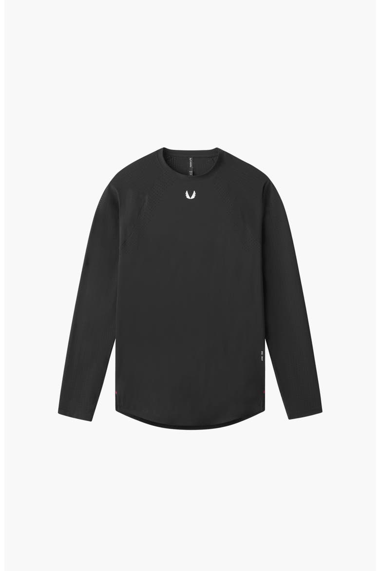 Laser Vent Established Long Sleeve Shirt, Alternate, color, Black