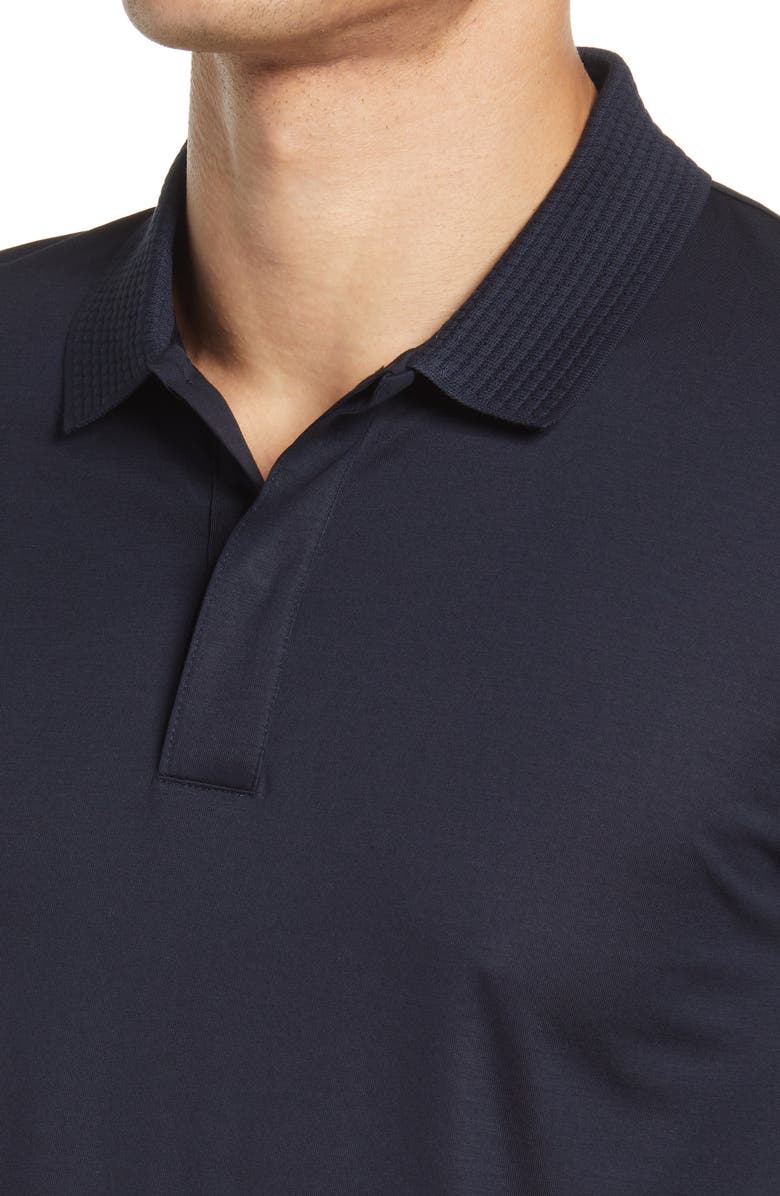 BOSS Paschal Long Sleeve Cotton Polo, Alternate, color, 