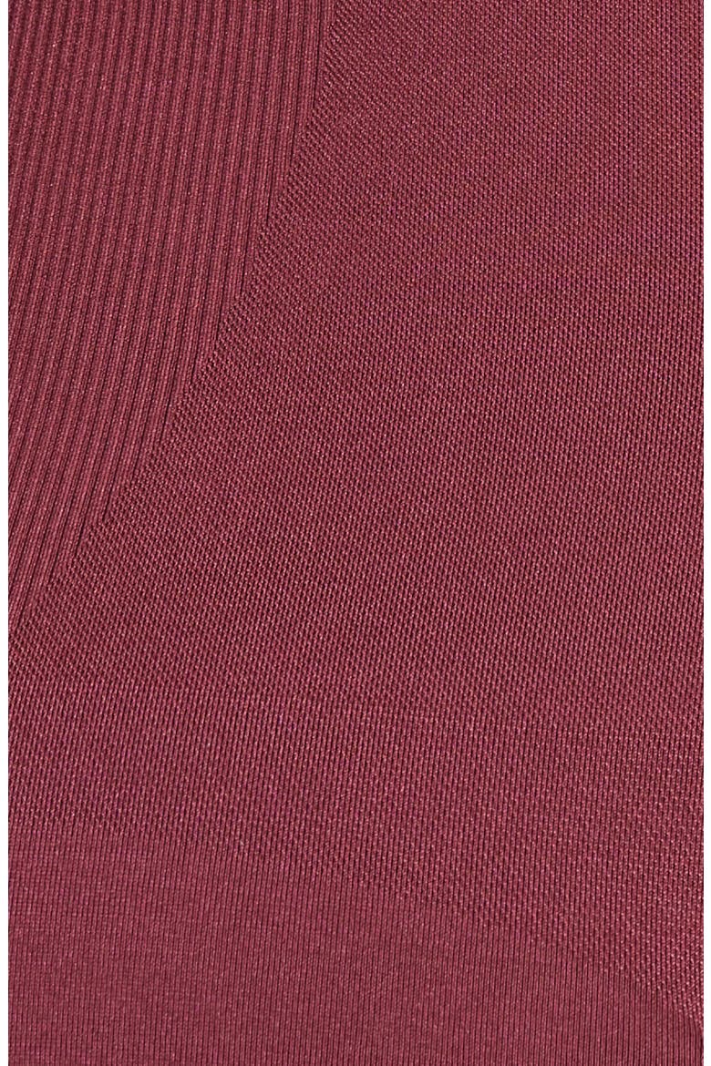 Butter Sculpt One-Shoulder Bodysuit, Alternate, color, DARK CHERRY