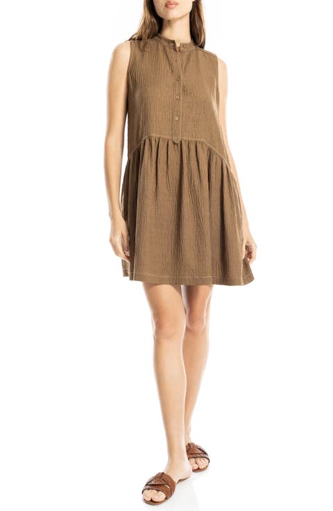 Button Placket Minidress