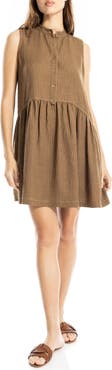 MAX STUDIO Button Placket Minidress