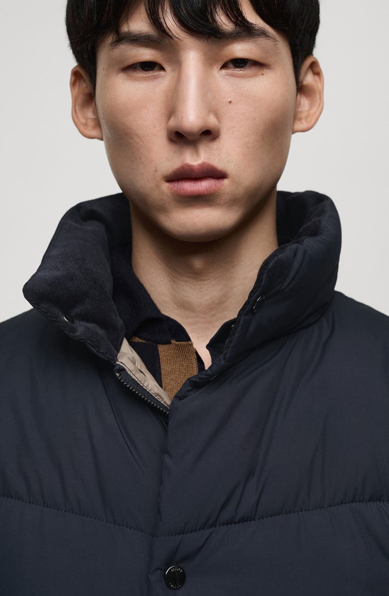 MANGO Water Repellent Quilted Jacket, Alternate, color, 