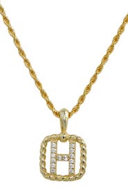 SAVVY CIE JEWELS Initial Pendant Necklace