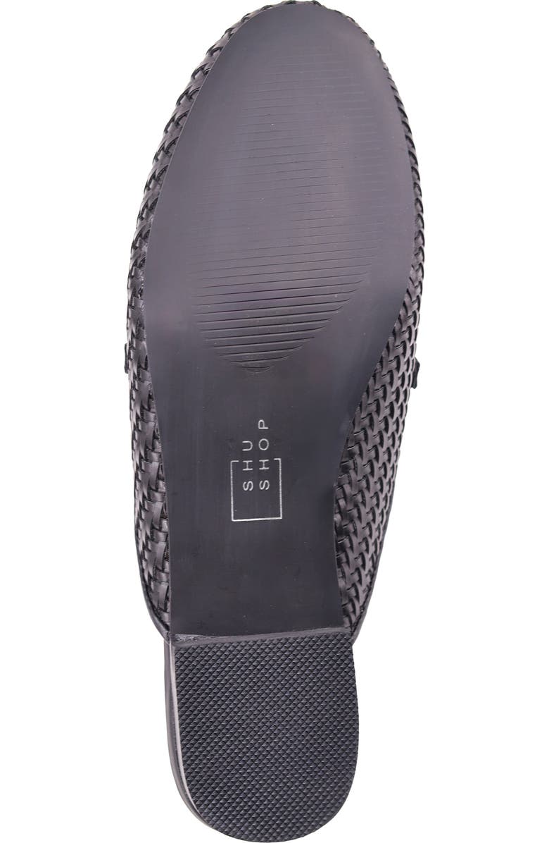 SHUSHOP Alexis Chain Mule, Alternate, color, Black Woven