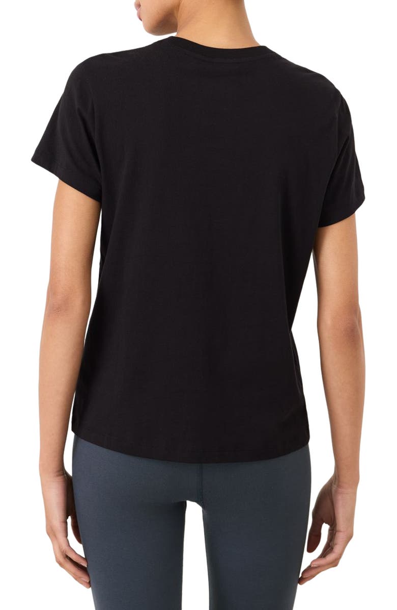 Pact Organic Cotton Women's Softspun Essential Crewneck Tee, Alternate, color, Black