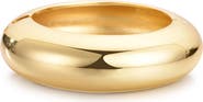 Adornia Chunky Dome Hinged Bangle Bracelet