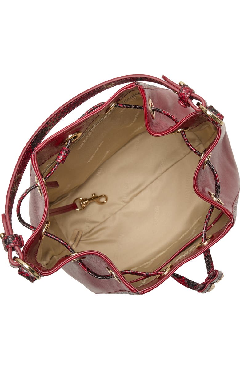 Brahmin Melinda Leather Bucket Bag, Alternate, color,