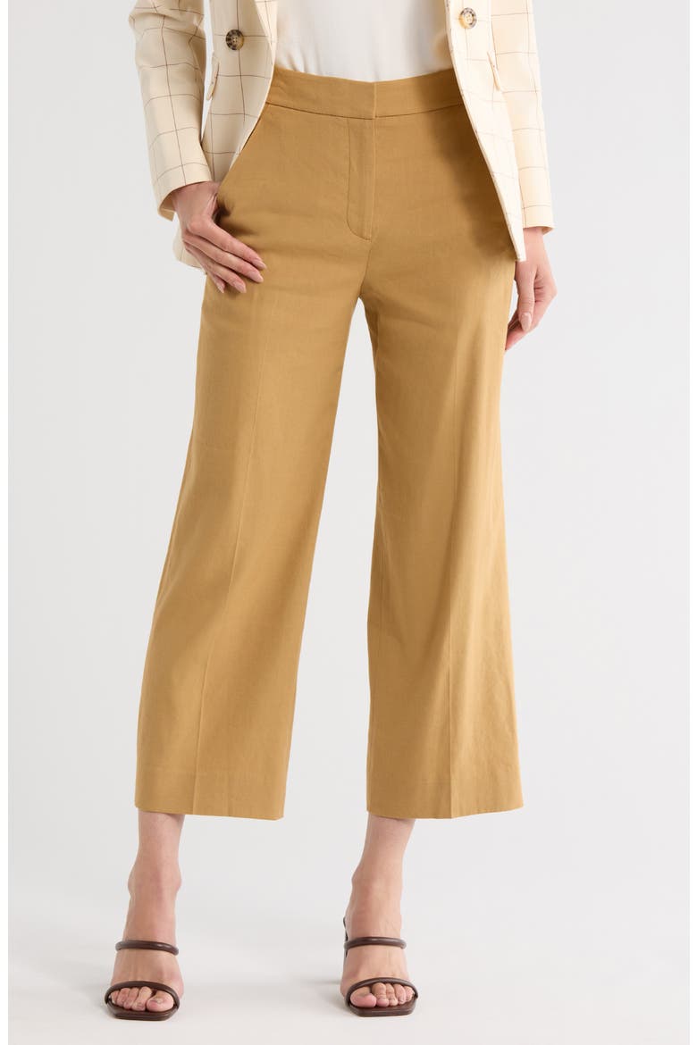 Brixton Linen Blend Pants, Main, color, DESERT KHAKI