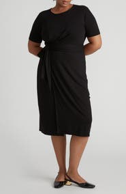 Universal Standard Delilah Tie Waist Midi Dress
