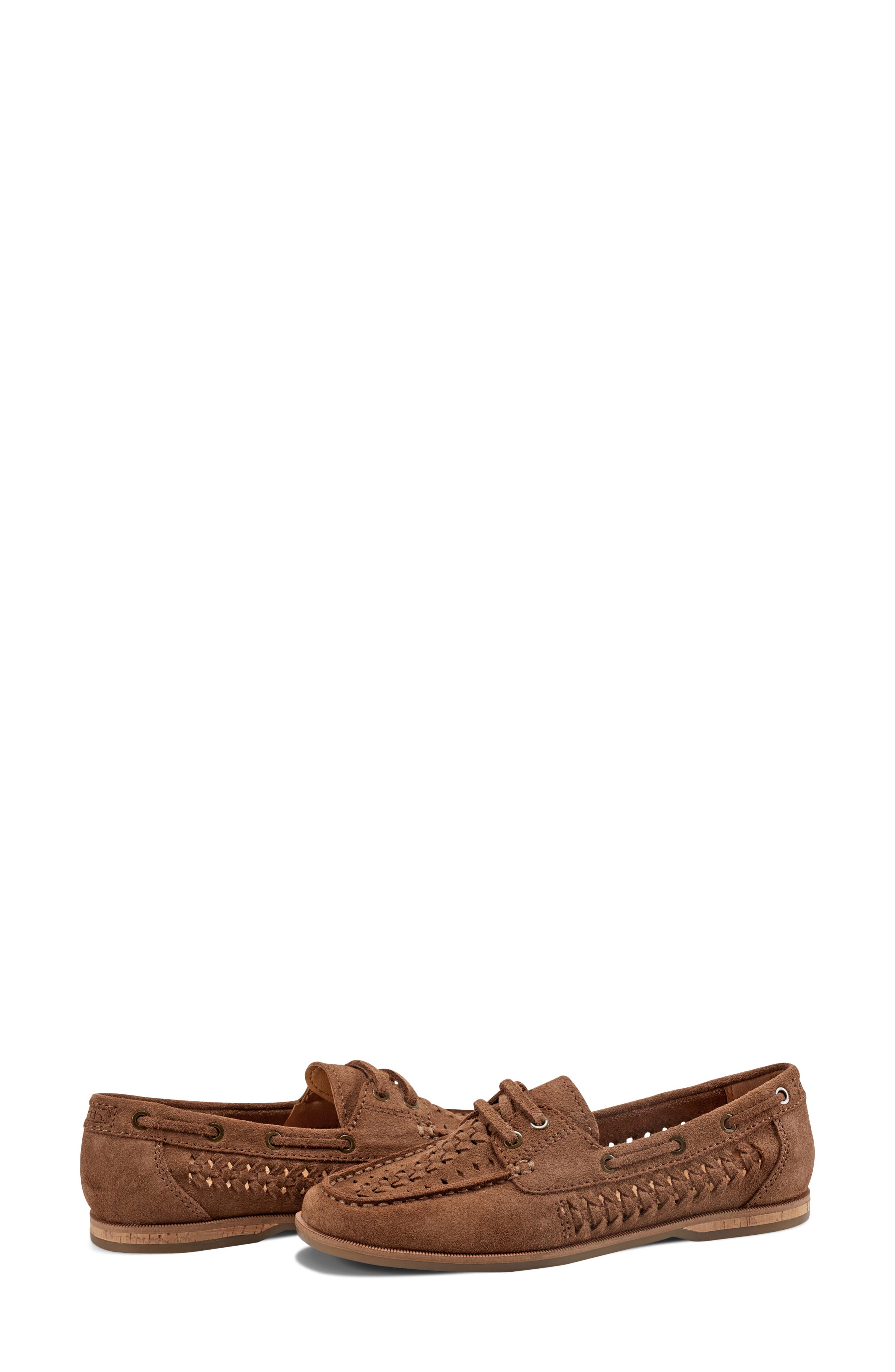Earth<sup>®</sup> Wishing Boat Shoe, Alternate, color, Dark Brown