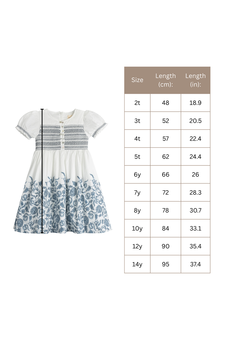 Looms Holland Collection - Girls Embroidered Floral Dress, Alternate, color, Ivory