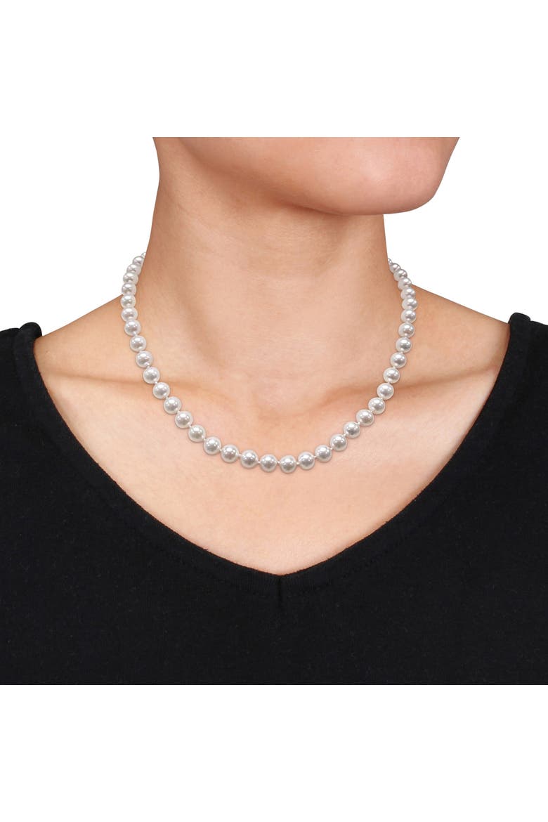 Cultured Akoya Pearl Strand Necklace 14k, Alternate, color, Akoya Pearl
