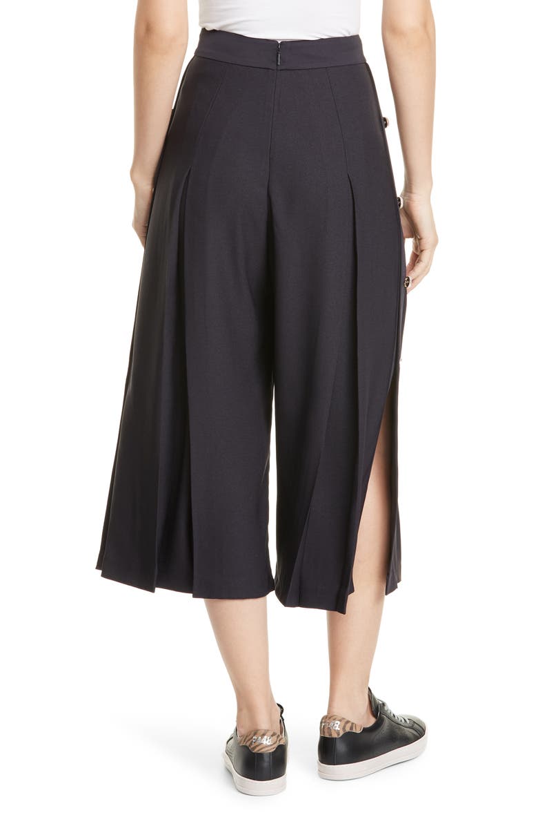 Ted Baker London Martina Side Button Culottes, Alternate, color,