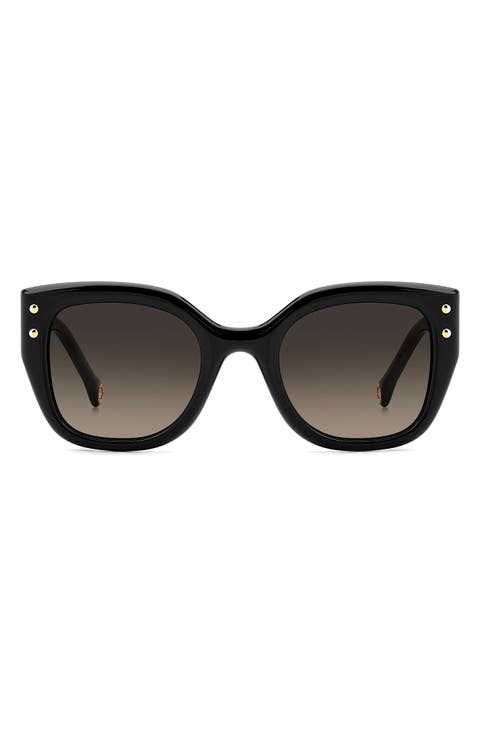 51mm Gradient Square Sunglasses