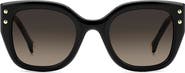 Carolina Herrera 51mm Gradient Square Sunglasses