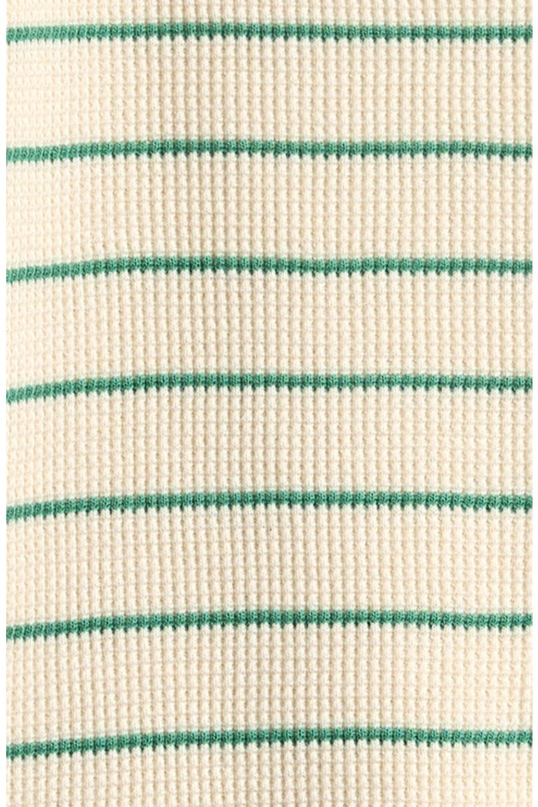 Mush Monster Stripe Long Sleeve Bodysuit, Alternate, color, OFF WHITE