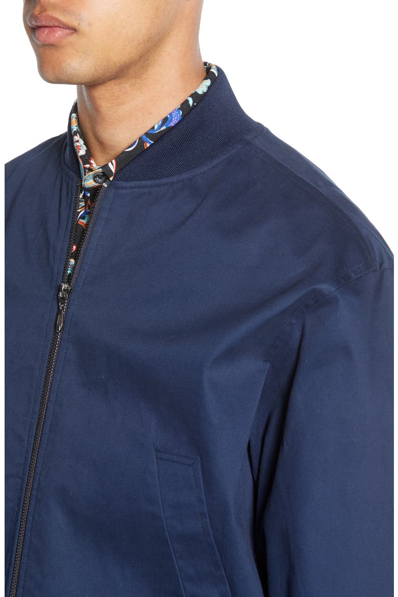 Anthony Bomber Jacket, Alternate, color, NAVY BLUE
