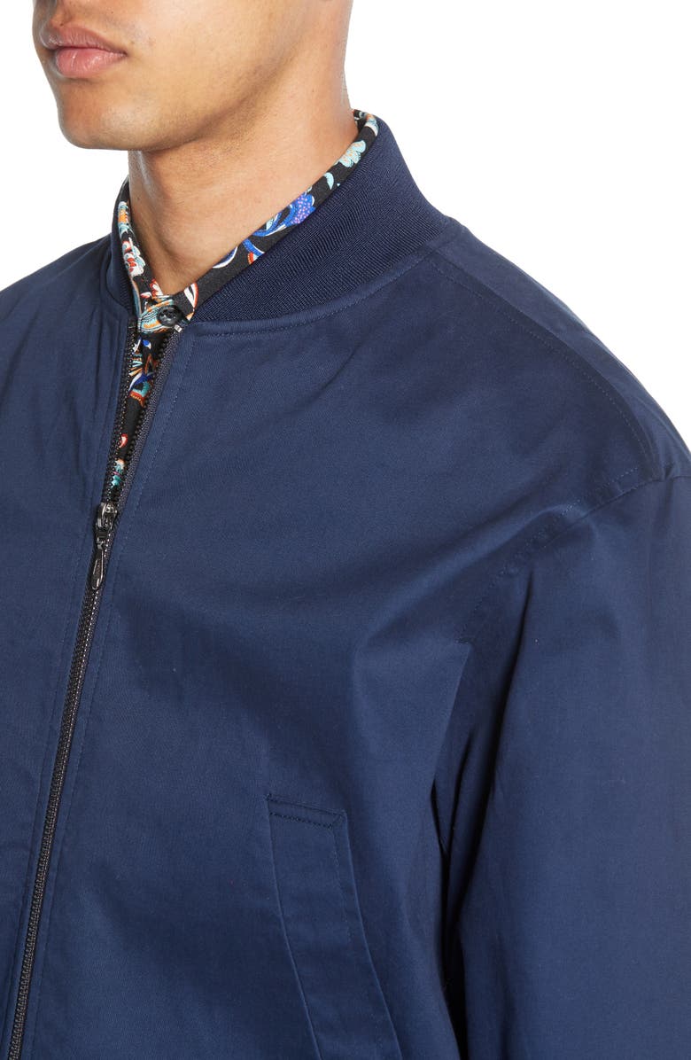 Topman Anthony Bomber Jacket, Alternate, color,