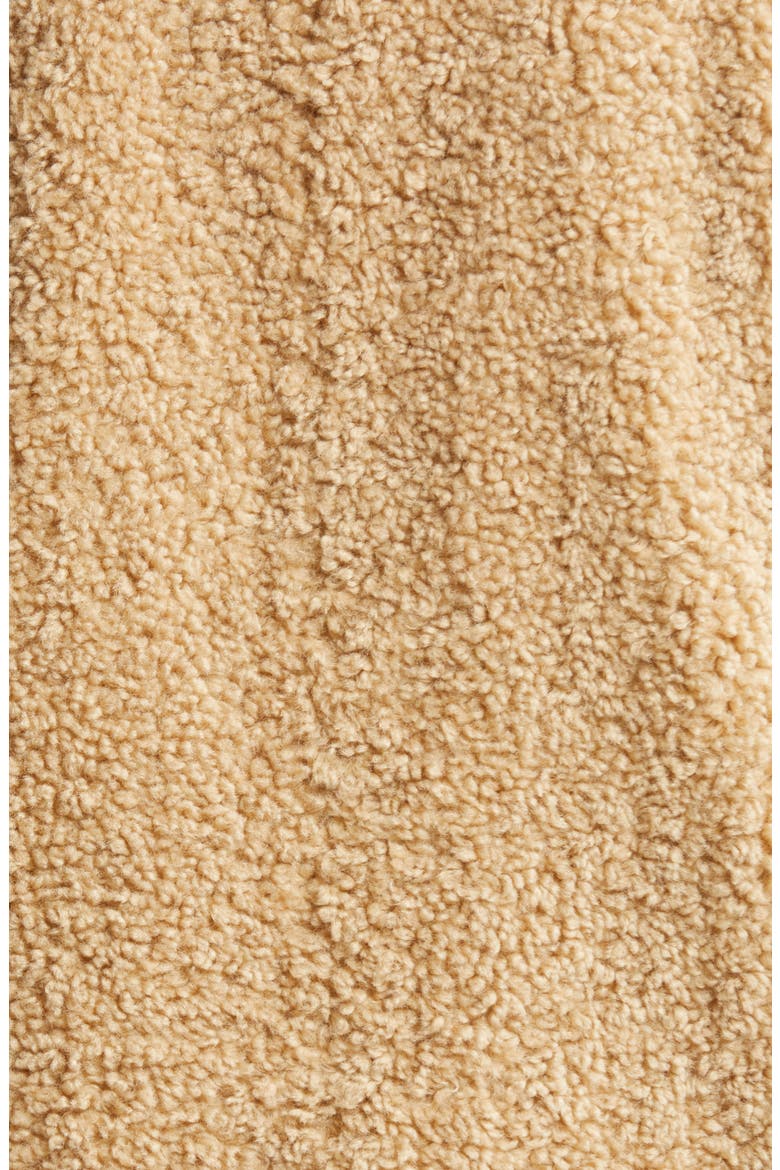 Double Breasted Teddy Coat, Alternate, color, SAND