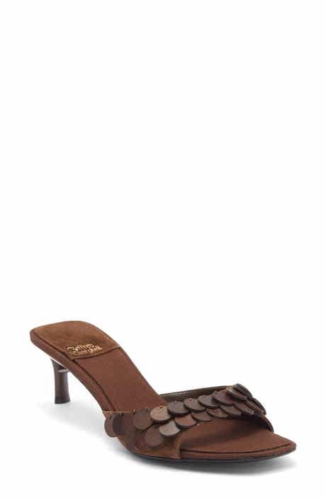 Islara Kitten Heel Slide Sandal