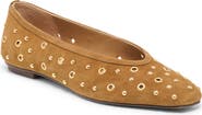 Dolce Vita Caret Stud Leather Ballet Flat