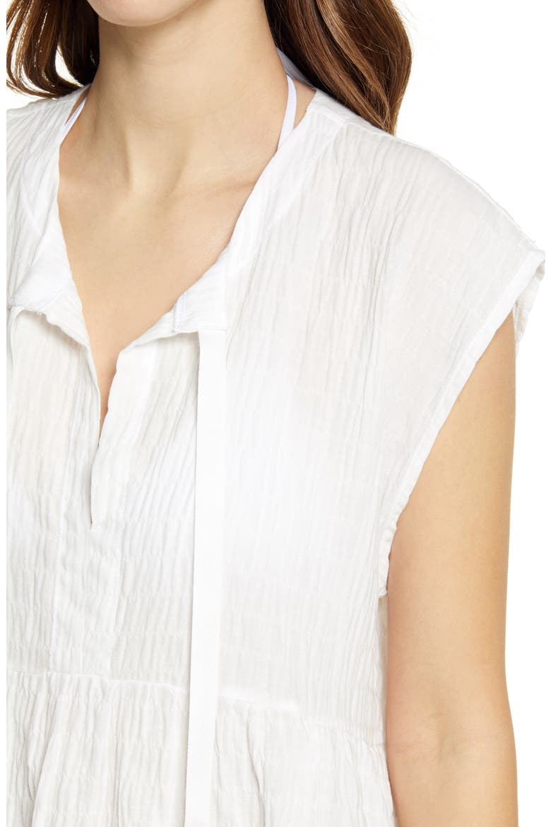 Fiona Flouncy Cover-Up Dress, Alternate, color, WHITE