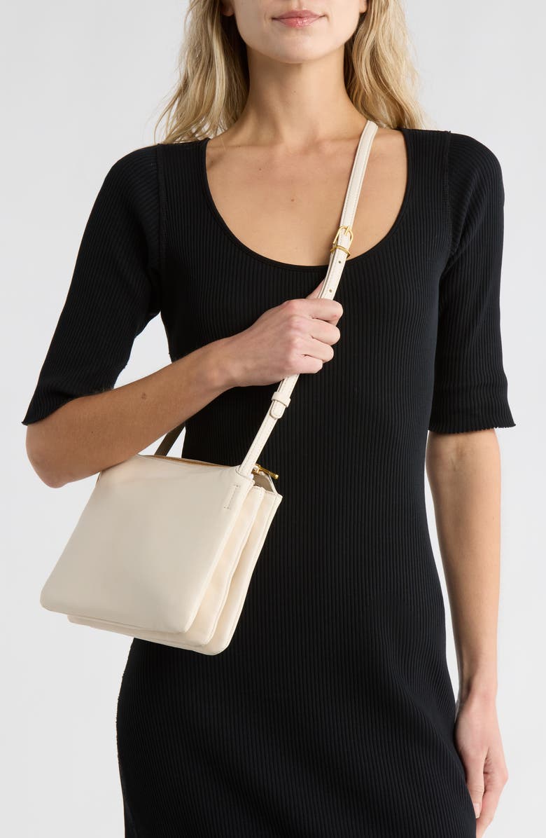 Vince Sammi Triple Compartment Swing Crossbody Bag, Alternate, color, Milk