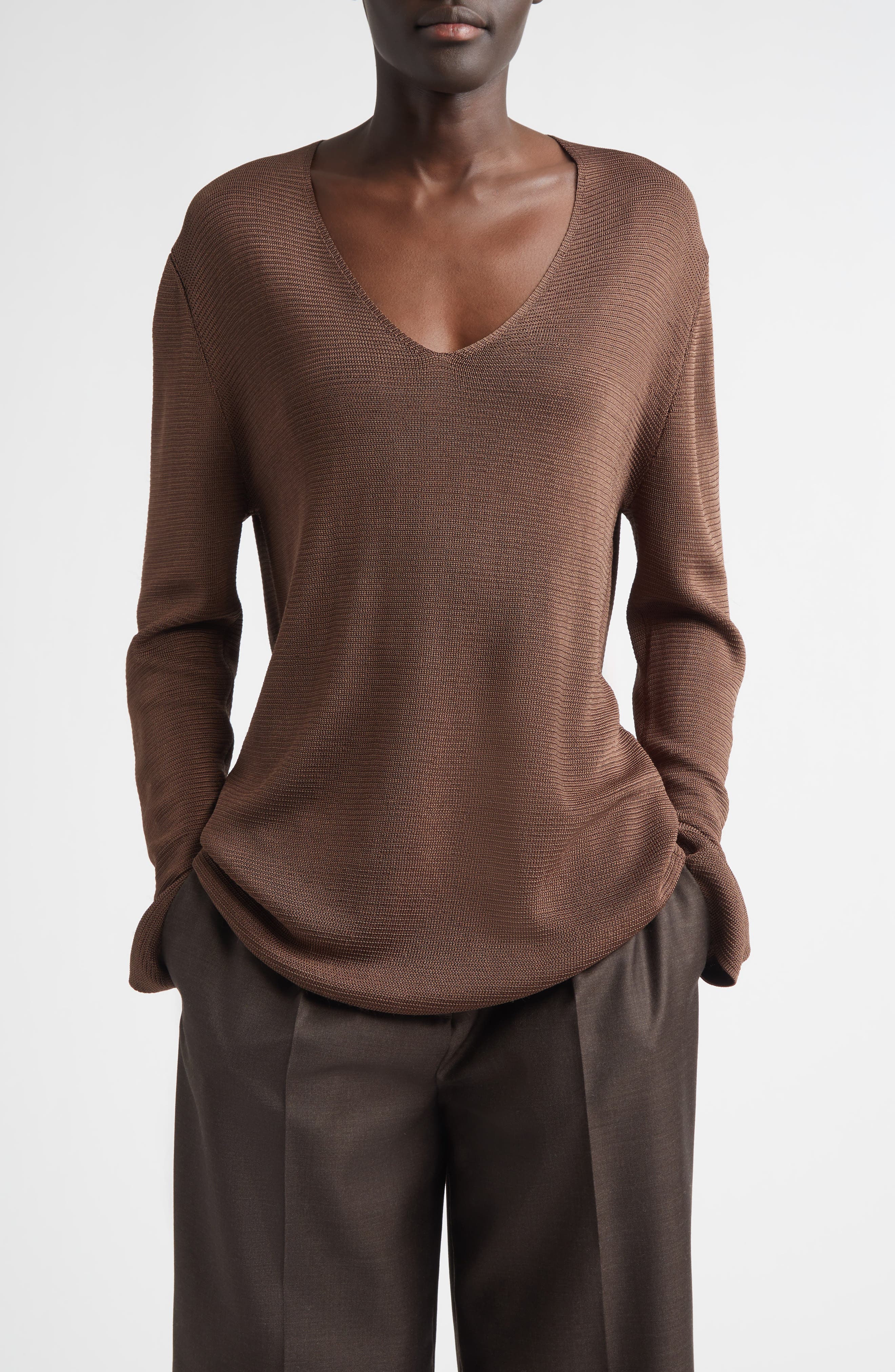 Saya V-Neck Sweater - image 3