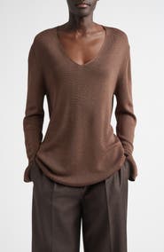 LOULOU DE SAISON Saya V-Neck Sweater