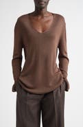 LOULOU DE SAISON Saya V-Neck Sweater