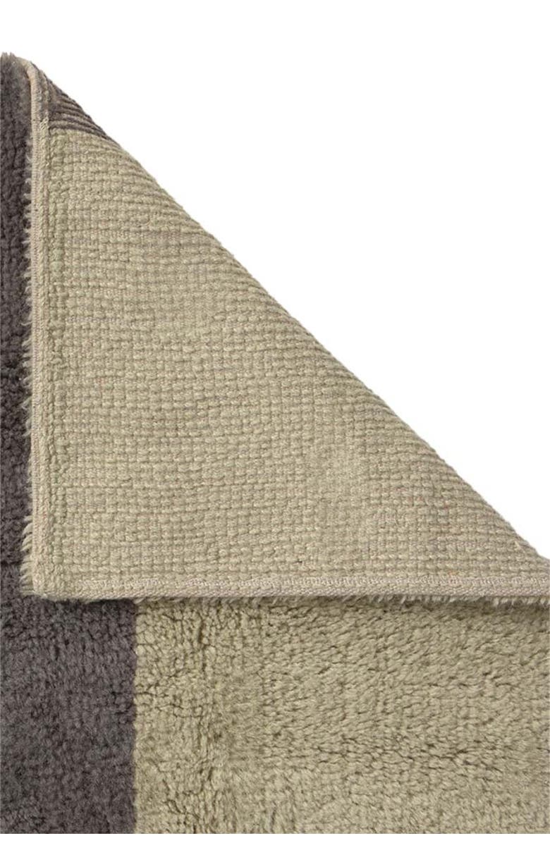 Lorena Canals Wool Rug Chroma Dusty Pink, Alternate, color, Natural, Basil, Charcoal, Pink