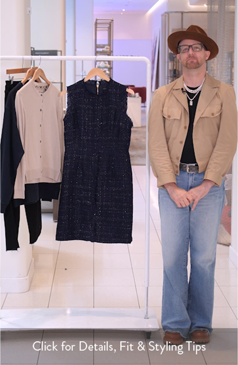 Tweed Sheath Dress, sales video thumbnail