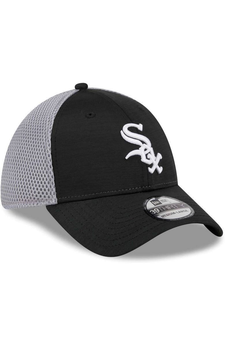 New Era Men's New Era Black Chicago White Sox Neo 39THIRTY Flex Hat, Alternate, color, Black