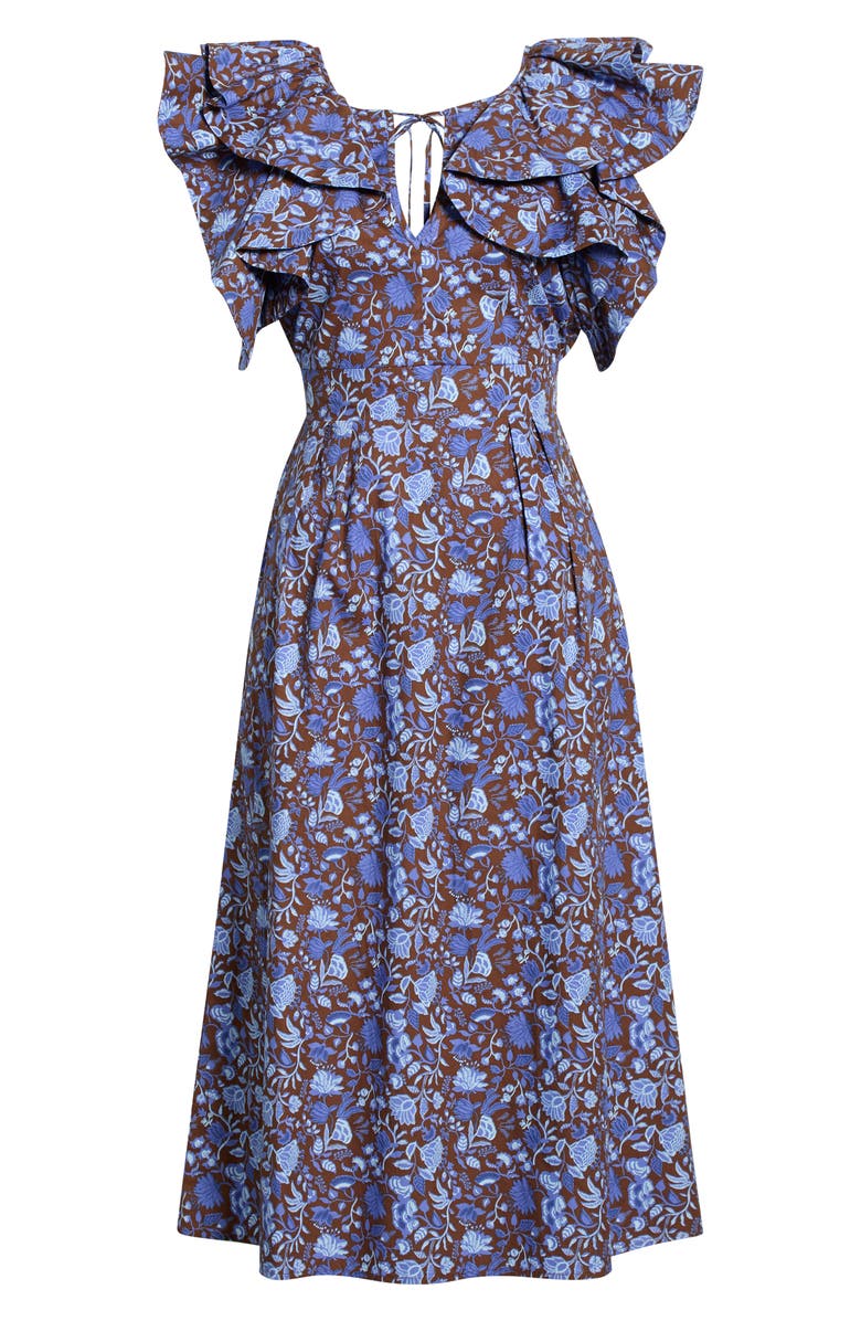 SUGARLIPS Briley Abstract Roana Midi Dress, Alternate, color, 