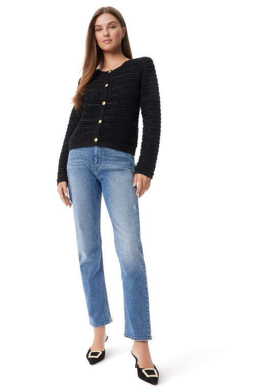 SAM EDELMAN SAM EDELMAN RAMONA BEADED TEXTURE CARDIGAN 