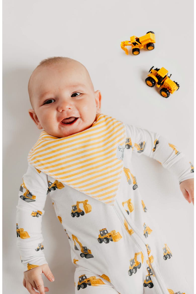 Dozer Assorted 4-Pack Bandana Bibs, Alternate, color, DOZER
