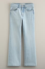Treasure & Bond Kids' Loose Fit Stretch Denim Flare Leg Jeans
